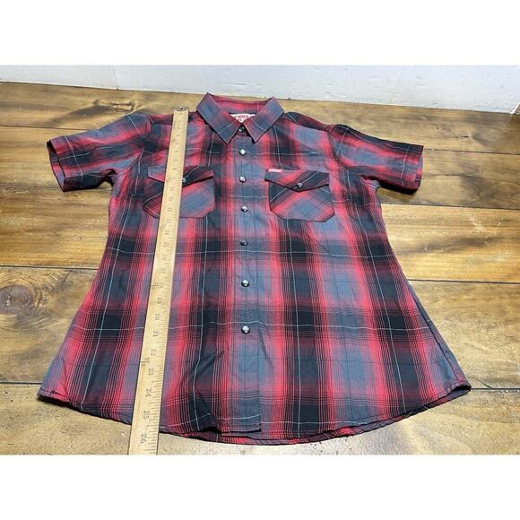 Dixxon Blood Sweat & Tears Pearl Snap Short Sleeve Bamboo Shirt - Women's Medium - Picture 7 of 11